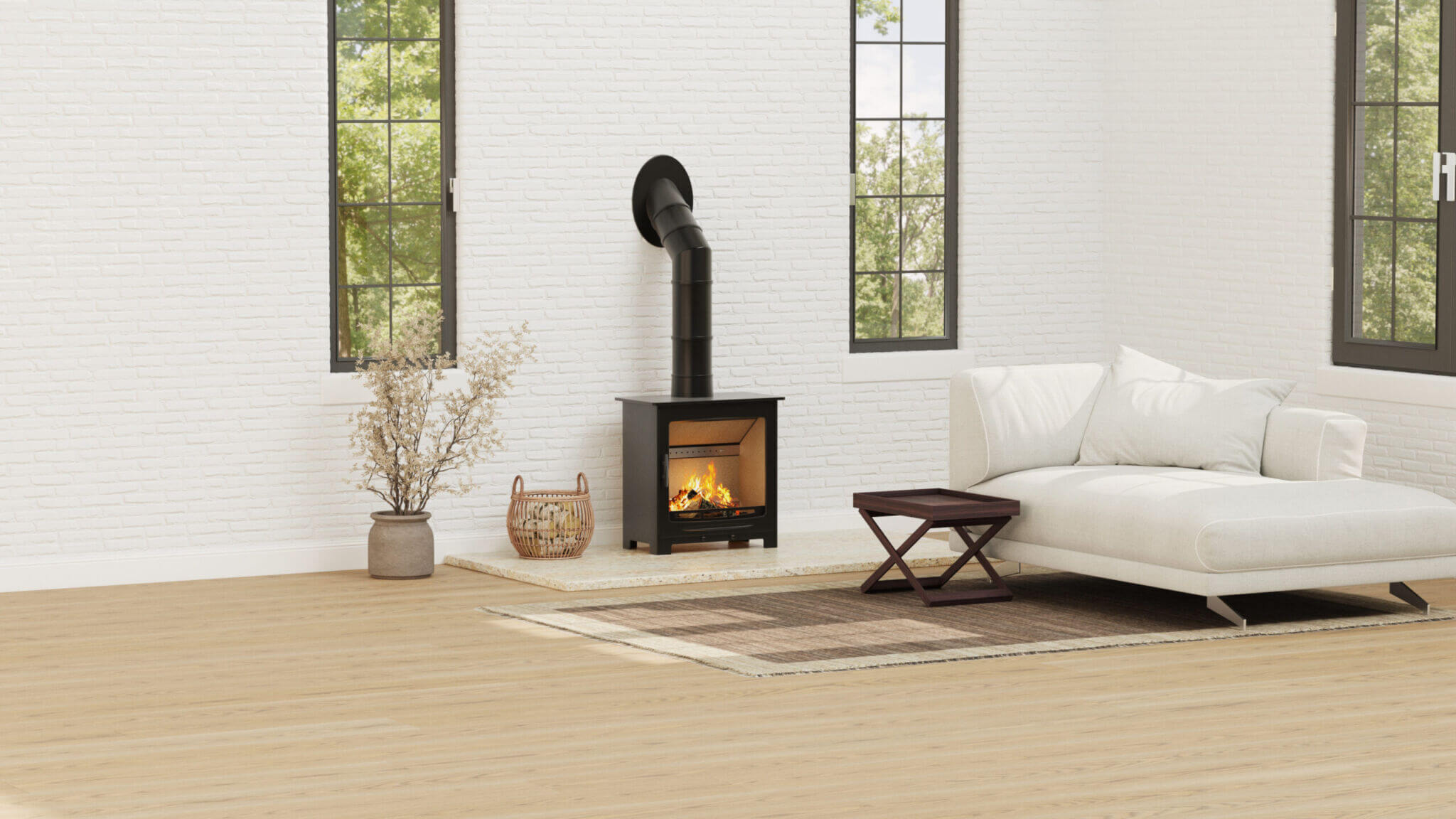 Castle Stoves Framlingham 7.8kW wood burning stove