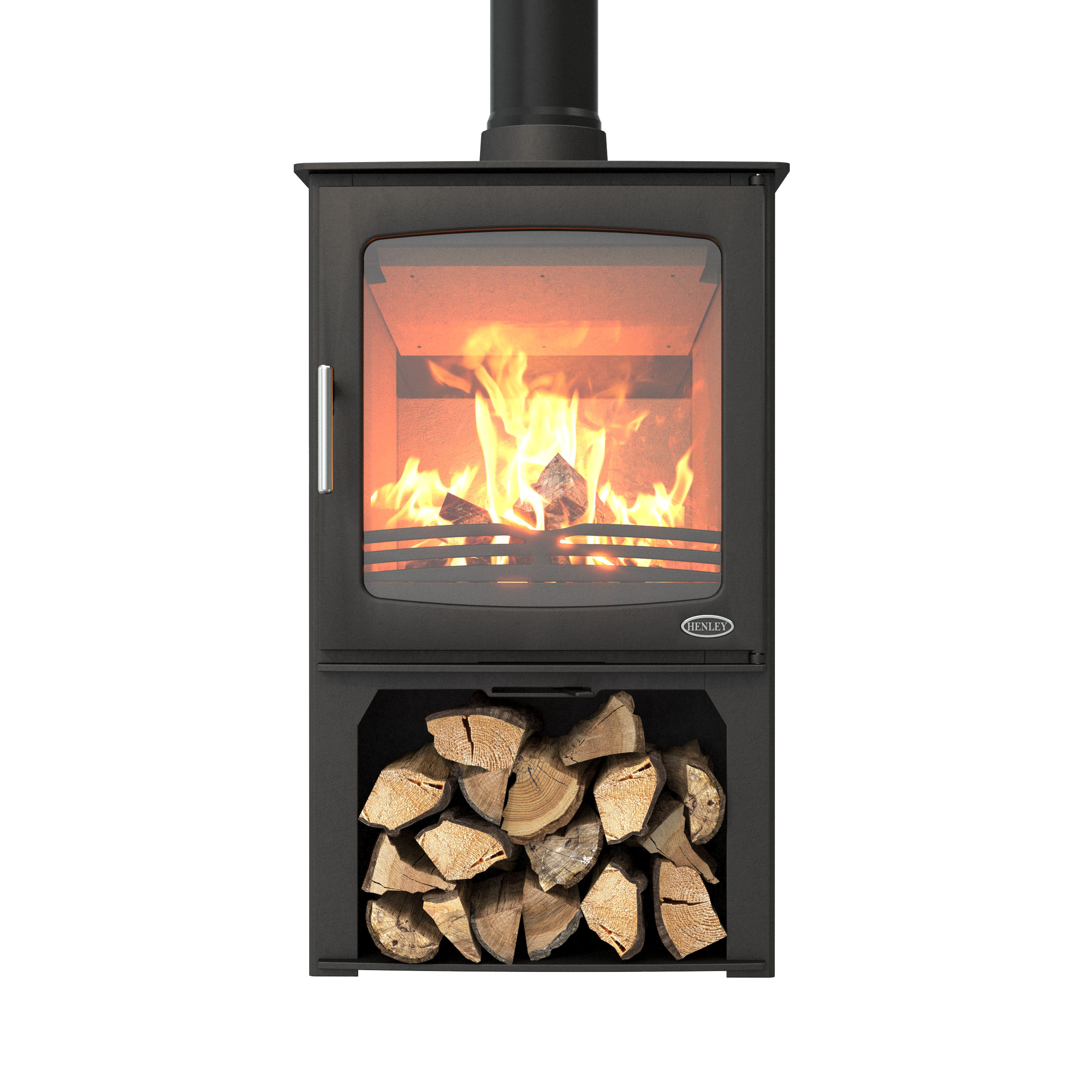 Henley Hazelwood Logstore 4.9kW Defra wood burning stove