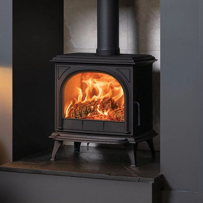 Stovax Huntingdon 30 5kW Defra multifuel stove with clear door